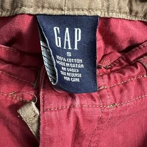 GAP Pants Vintage Gap Cargo Pants Mens S Red Ripstop Baggy